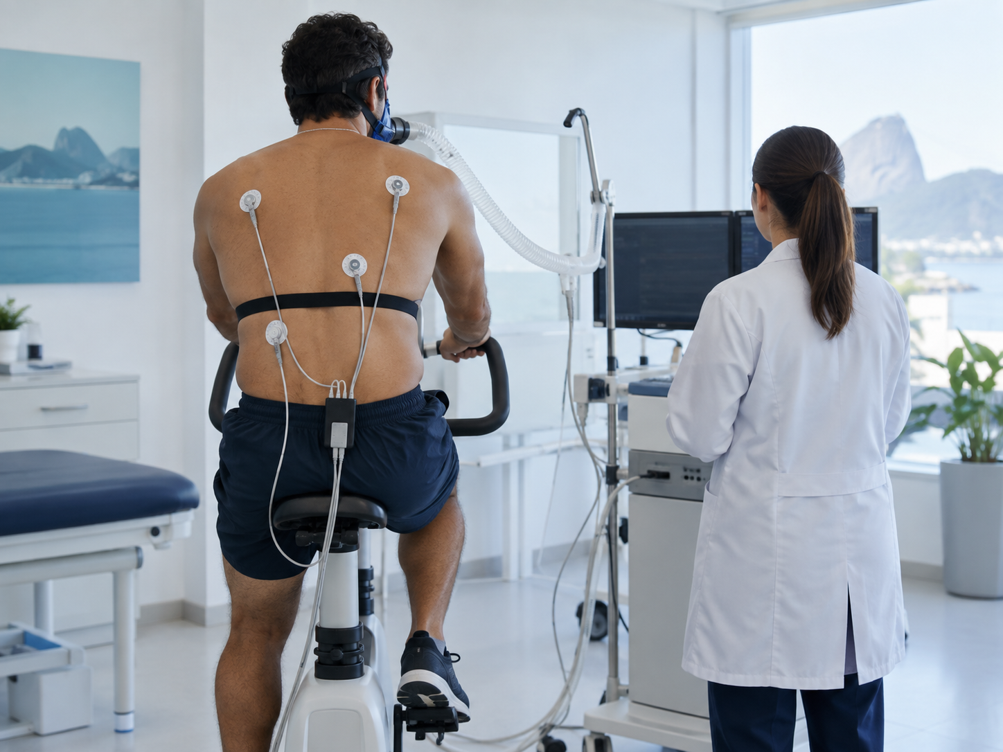 Avaliação cardiopulmonar durante exercício